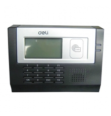 得力（Deli）3977 射频考勤机（挂壁式、USB接口、ID卡）