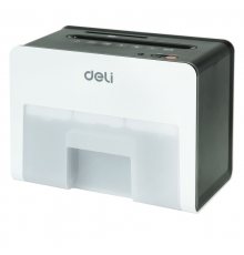 得力（Deli）9931 桌面型碎纸机（2.5L纸桶容量、精致小巧可碎卡、单次碎纸能力(70g/A5)4张S3级保密静音设计）