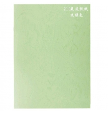 传美 A4 210g 云彩纸，又名皮纹封面纸（浅绿，100张/包）