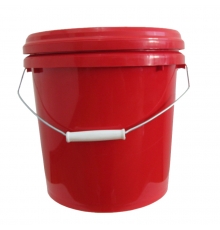 家宝普通水桶 红色带盖 37(外直径37cm*高32cm)